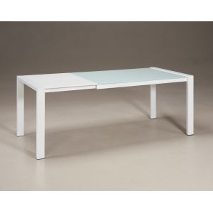 Practical Retractable Dining Table Modern Expandable Dining Table 90cm Width For