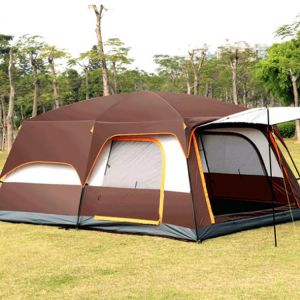 8 Person Automatic Camping Tent Waterproof Pu Coating Tent Multi Room