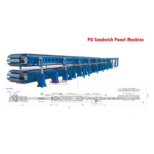 Automatic Sandwich Panel Production Line, PU Sandwich Panel Line