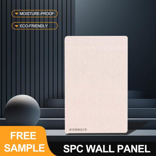 Spc Wall Panel New Pruduct 600*2440*4mm B1 Class Fireproof Spc Tile Durable