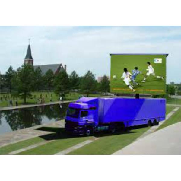 P6 Outdoor Big Screen LED TV LED Display Video High Brightness For Advertising