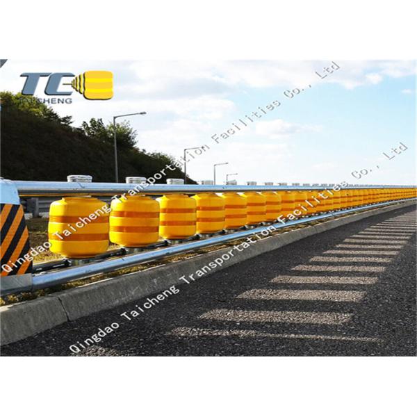 Quality Highway Safety Rolling Guardrail Barrier Crash Barrier Eva Rolling Barrels wholesale