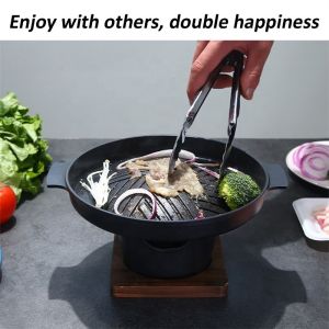 Aluminum Rectangular Flat Fry Reversible Roasting BBQ Grill Griddle