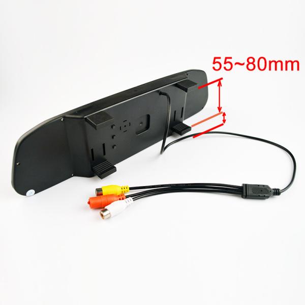 Quality 4.3 TFT LCD Auto Parking Rear View 4.3 Inch Car Mirror Monitor With 2 Video input wholesale
