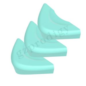 Sturdy Durable Silicone Corner Guards , Nontoxic Silicone Table Edge Protector