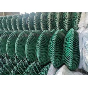 Cheap PVC Coated Galvanized Cyclone Chain Link Fence 8&quot; 60x60 for sale