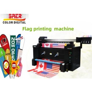 Digital Printing Small Size Printer Banners Flags / 1.2m Flag Printing System
