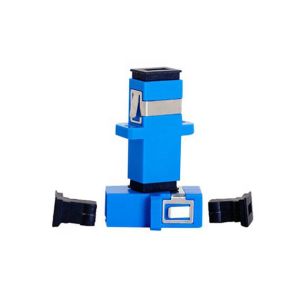 SC To SC Fiber Optic Adapter Coupler With Ceramic Bronze Sleeve