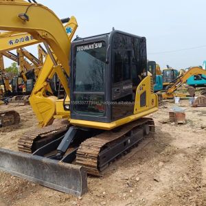 Shanghai Used Excavator Komatsu PC100 Digger Machine 10 Ton Operating Weight for