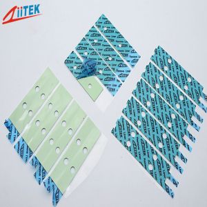 Quality Highly Efficient Thermal Conductivity 1.2W/MK 100x100mm Silicone Thermal Pads For Laptop Heat Insulation Materials wholesale