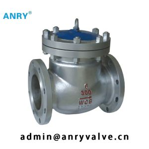 Butt Welded API 6D Check Valve Stellite Overlay Disc Stainless Steel