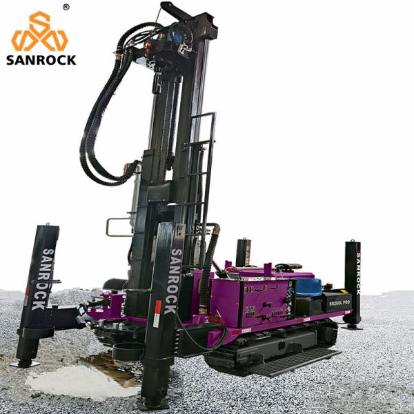 Small Water Well Drilling Rig 91KW Diesel Engine Full Hydraulic Water Drilling Rigs