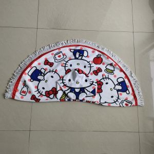 Newest Selling custom design microfiber print poncho beach towel kids poncho