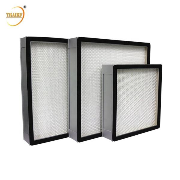 Quality 320*320*90mm High Efficiency Deep Pleat H13 H14 HEPA Air Filter For Ventilation System wholesale