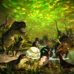 Bedroom RGB Dinosaur Egg Light Projector , Multiscene LED Starry Galaxy