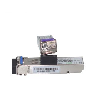 Cheap For long reach up to 140KM BIDI SFP Modules Tx1490 / Rx1550nm Wavelength High Performance for sale