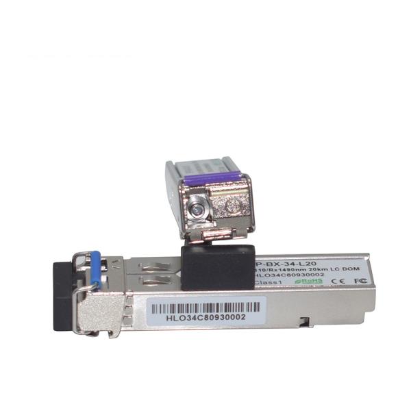 For long reach up to 140KM BIDI SFP Modules Tx1490 / Rx1550nm Wavelength High
