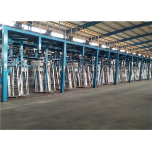 Steel / Aluminium Wire Hot Dip Galvanizing Machine , Wire Mesh Making Machine