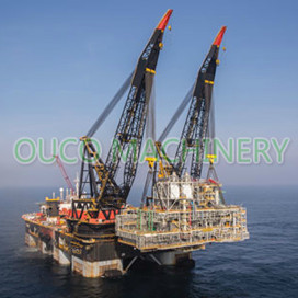 Quality Large Tonnage 60t Oil Platform Offshore Pedestal Crane wholesale