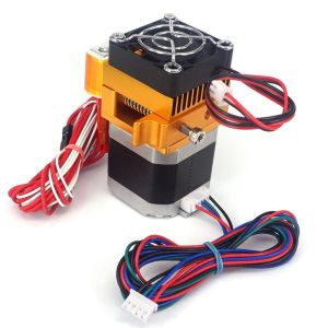 Yellow/Black 3D Print Head MK8 Prusa I3 Metal Nozzle Extruder Kit