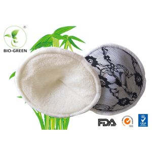 Water Resistant Bamboo Reusable Pads Laminated PUL / Absorb Microfiber