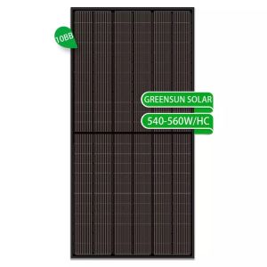 MWT Solar Panel 560w 540w Black Monocrystalline Solar Cell CQC