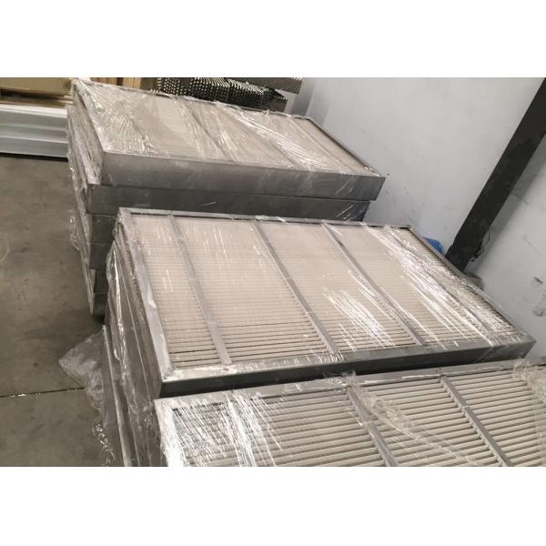 Quality Custom Fabricated PP Vane Pack Mist Elimiantor With Stainless Steel Frame wholesale