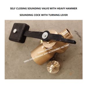 SOUNDING SELF CLOSING VALVE THREADED ENDS DN50 CB/T3778 MATERIAL-BRONZE WITH