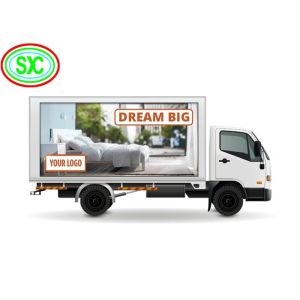 Mobile Smart P8 Outdoor Led Screen Fixed On Vans IP65 Waterproof