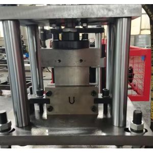 0.6-1.2mm Galvanized Steel V Channel Roll Forming Machine For Shelf Support