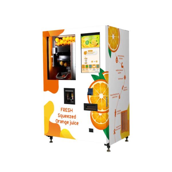 Automatic Orange Vending Machine With Card Reader Apple Sugar Cane Fruit Juice