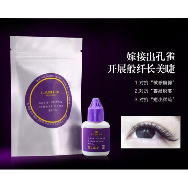 No Shrinking Eyelash Extension Tools Flash Drying Strong Eyelash Glue 10G Capacity
