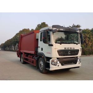 Howo 20Cubic Meter Automatic Transmission Compactor Garbage Truck