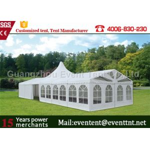 Adjustable Heavy Duty Tents White , High Peak Pole Tent For Large event party,