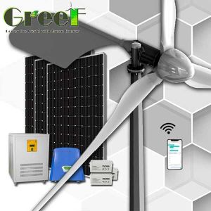 1KW Solar Wind Hybrid Horizontal Axis Wind Turbine Generator Grid System