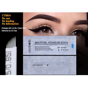 Permanent Makeup Eyebrow Blade Microblading Needles With Lot. No. And Expiry