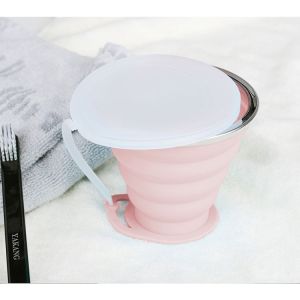 270ml Portable Ultra Thin Flexible Silicone Folding Cup