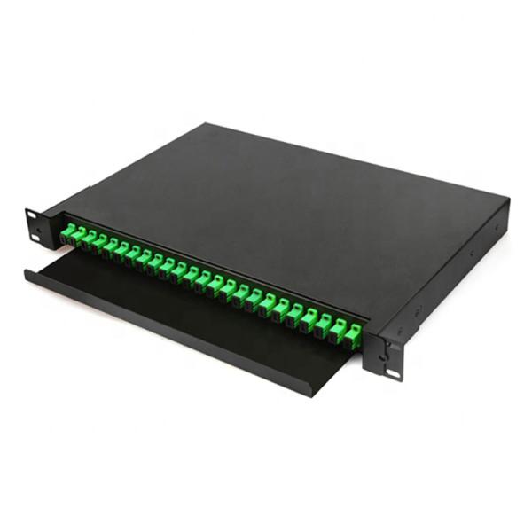 Quality ODF 1U Optical Fiber Terminal Box Rack Mount Patch Panel wholesale