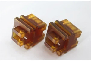 Quality Precision Amber PEI Injection Molding Plastic Parts High Temperature Resistance wholesale