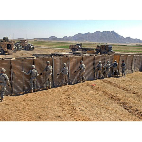 4.0 Mm Defensive Hesco Bation Barrier Sand Bag For Wall Barrier Perimeter Protection Security Construction