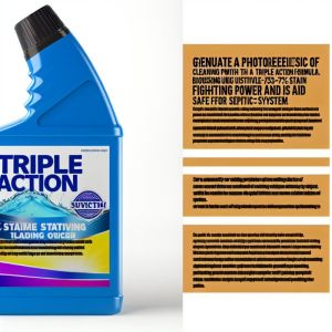 Effective survivability 73%-78% Stain Fighting Power Triple Action Formula Safe