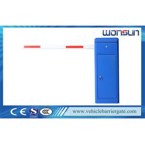 2mm Cold Rolled Steel Plate Car Park Barrier With White Rubber