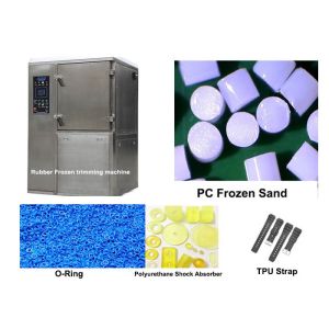 Cryogenic Deflashing Polycarbonate PC Frozen Sand For Electronics & Diecast