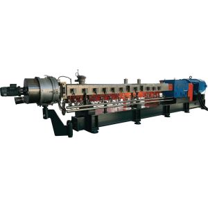 Electric Heating Plastic Extrusion Line Single Screw Smooth Operation