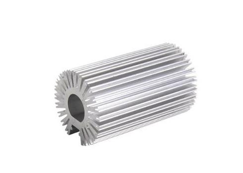 Quality Durable Silvery Anodized Aluminum Heatsink Extrusion Profiles For Led Light wholesale