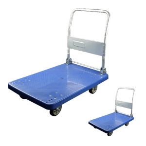 300kg Loading Blue Foldable Platform Trolley