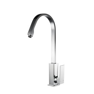 Contemporary Brass Wall Mounted Shower Mixer With Single Handle T2006