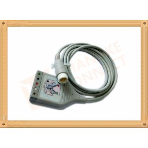 12 Pin Philips ECG Cables 5 Leads LL Stye AHA With Customized Length