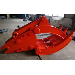 Customized Mini Excavator Hydraulic Rotating Grapple Hot Selling 5 10 25 Ton