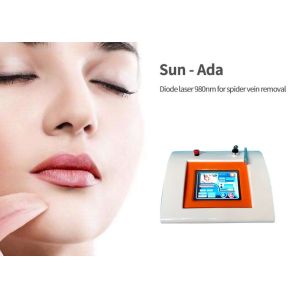 China 30W Salon Vascular Removal Machine , 980nm Diode Laser Spider Vein Machine on sale